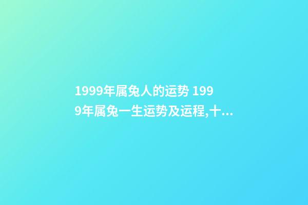 1999年属兔人的运势 1999年属兔一生运势及运程,十二生肖婚姻配对大全-第1张-观点-玄机派